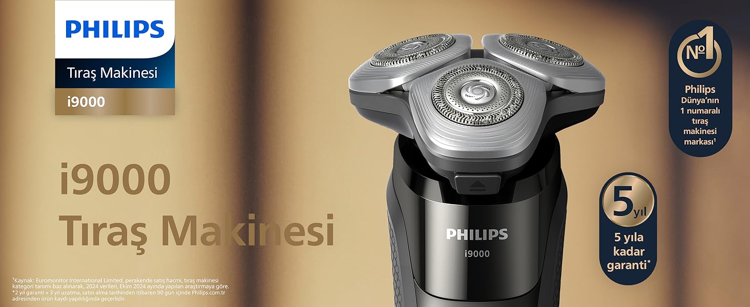 Philips tıraş makinesi, Philips premium tıraş, i9000