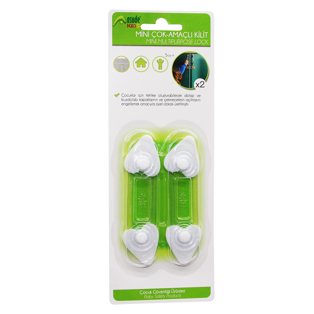 ANKAVERSE® 2 Parça Mini Çok Amaçlı Çocuk Emniyet Kilidi