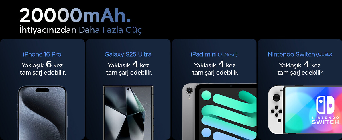 Güçlü Şarj Performansı