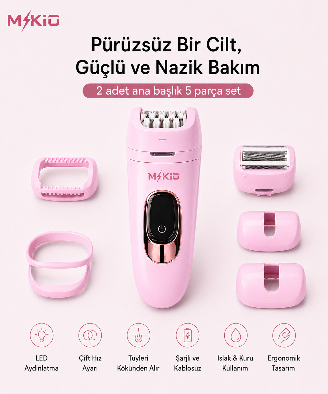 MKİO epilatör ana ürün görseli