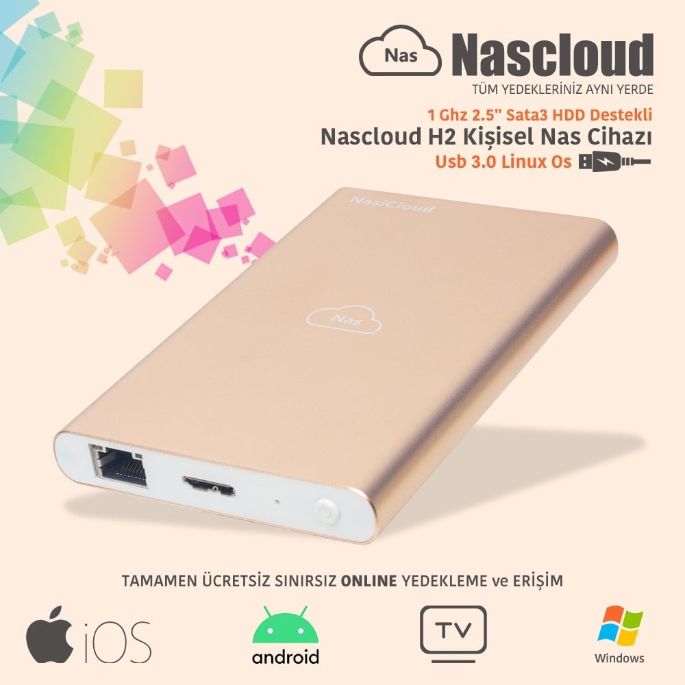 Nascloud H2 Kişisel Nas Cihazı