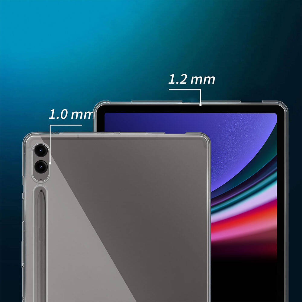 Galaxy Tab S9 FE Plus Kılıf Zore Tablet Süper Silikon Kapak - 8