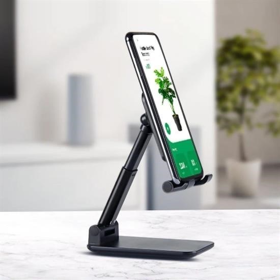 ANKAVERSE Siyah Aynalı Telefon Standı