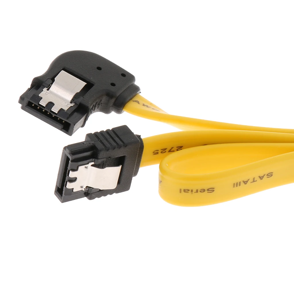 SATA 3.0 Data Cable 50cm/20'' for HDD SSD with Latching Lock 26AWG 6Gbps