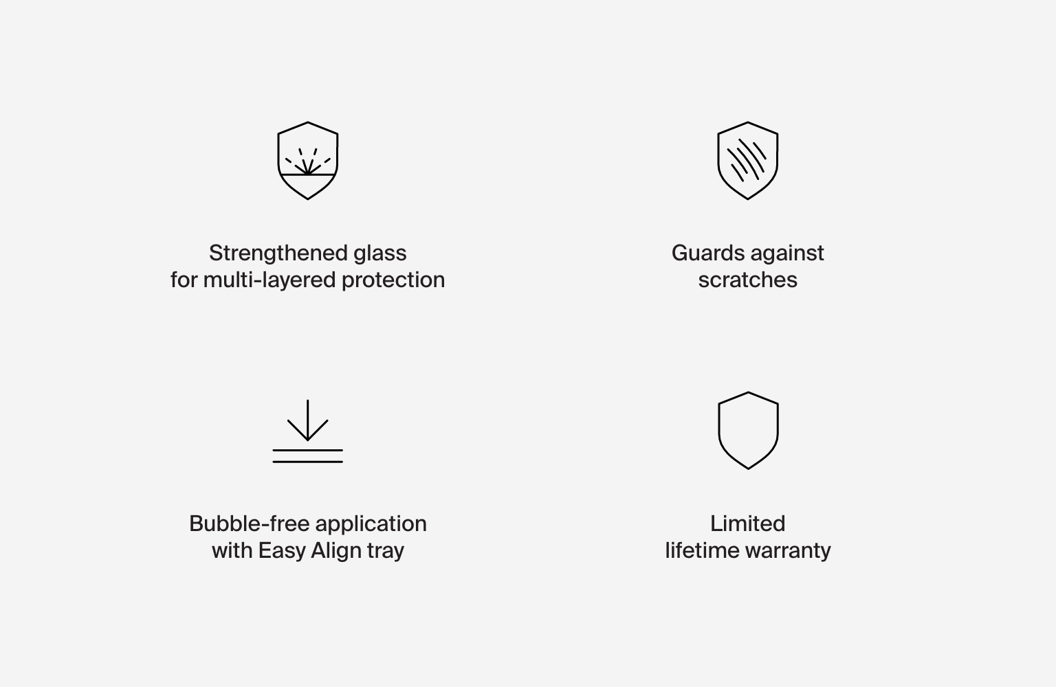 iphone 15 için temperli cam işlemli ekran koruyucu