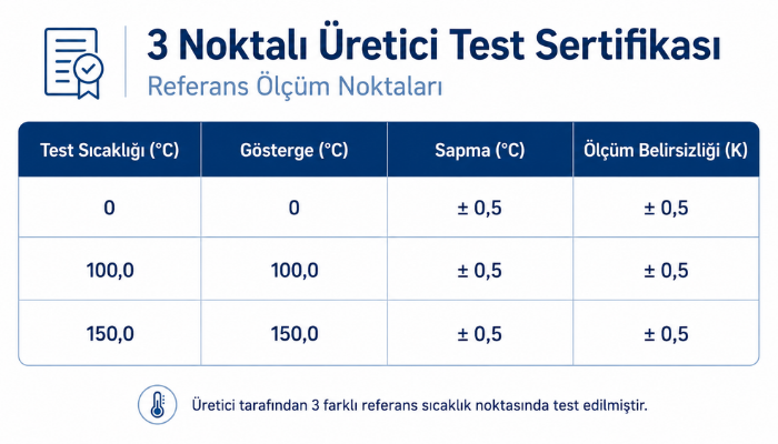 TFA 30.1064.02 üretici test sertifikası