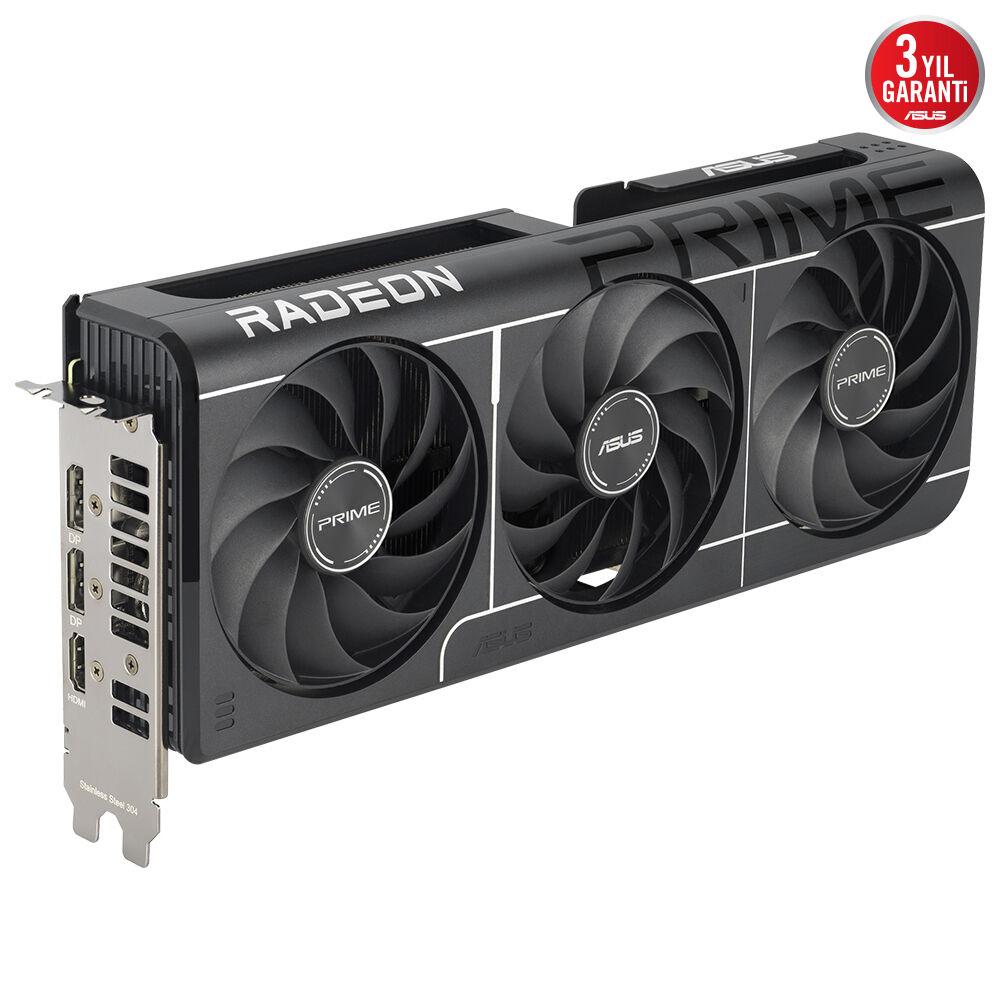 ASUS PRIME-RX9060XT-O16G-AMD-RADEON-RX 9060 XT-16G-16GB Fiyatı