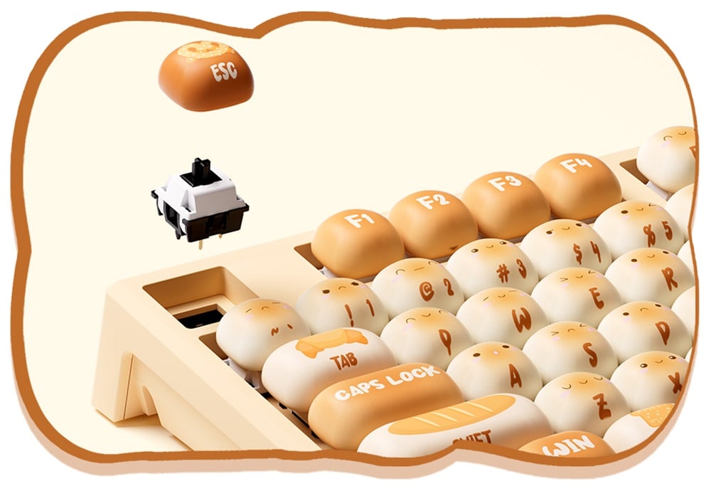 Akko Monsgeek Mg108b Bun Wonderland Klavye H10