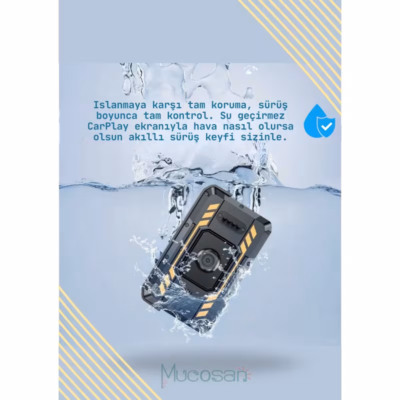 5 inch 2k ultra hd motosiklet multimedya seti – çift kamera + basınç sensörü + carplay/ auto Ürün detayları 6