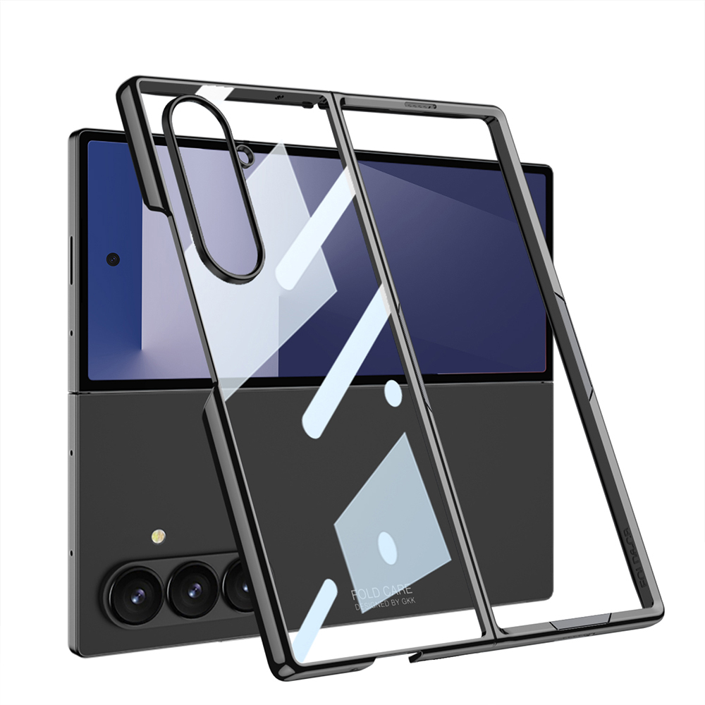 Galaxy Z Fold 7 Kılıf Zore Full Camlı Kıpta Kapak - 5