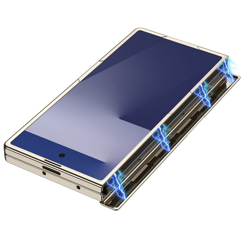 Galaxy Z Fold 7 Kılıf Kamera Korumalı Şeffaf Tasarımlı Zore Lego Standlı Kapak - 10