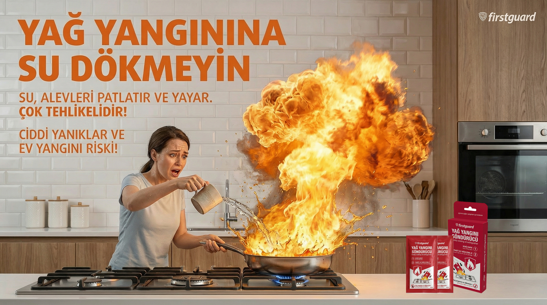Firstguard Yağ Yangını Söndürücü