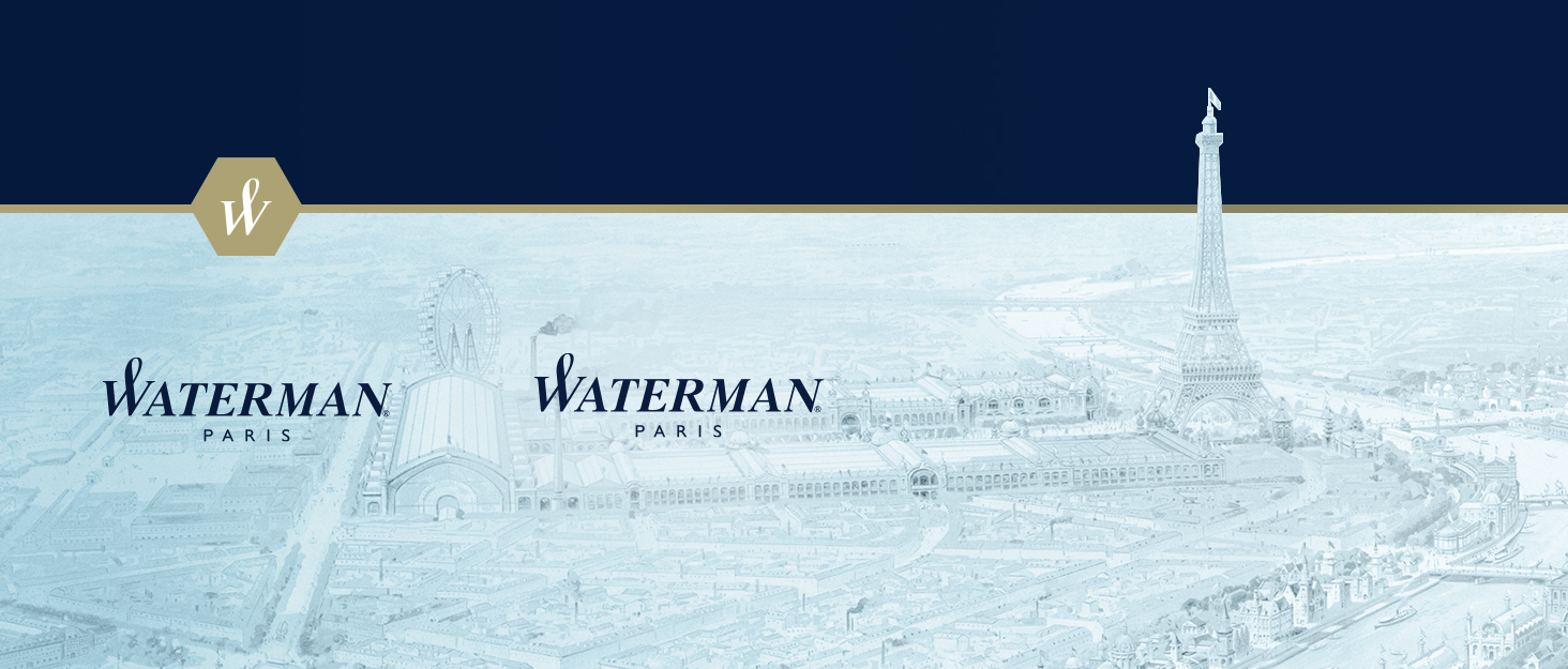 Waterman dolma kalem, tükenmez kalemler ve Parker mürekkep yedekleri