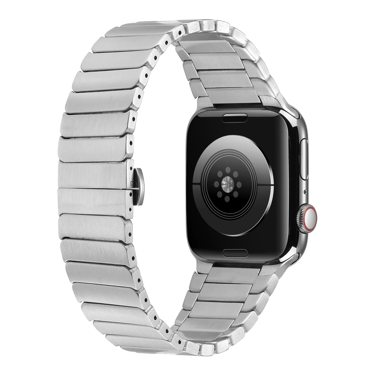 ​​​Apple Watch 7 41mm Kordon KRD-79 Metal Strap Kayış - 15