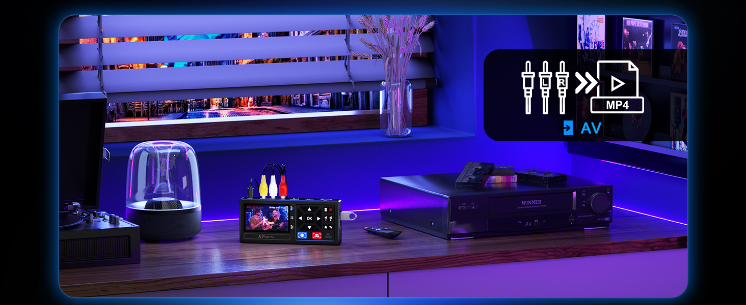 PORTTA VHS'den Dijitale Dönüştürücü