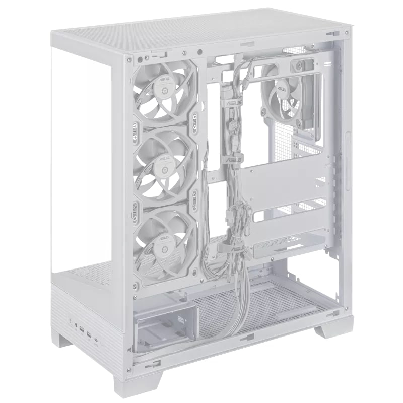 ASUS A31 PLUS TG ARGB WHITE ATX KASA