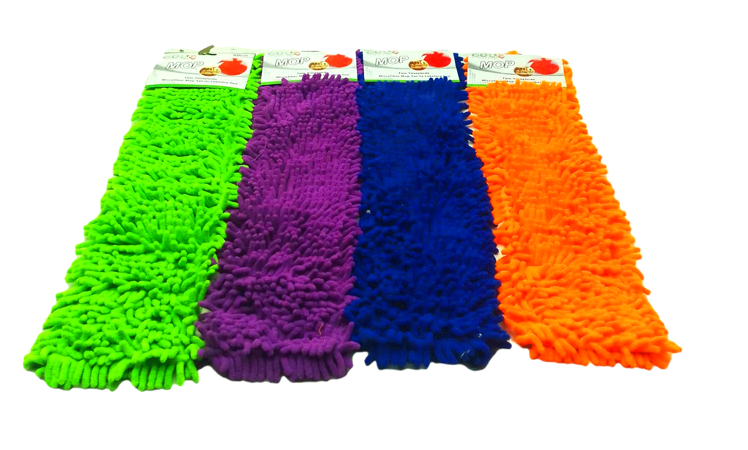 ANKAVERSE® 60 cm Yedek Mikrofiber Renkli Makarna Mop