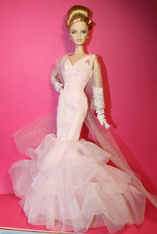 pink ribbon barbie