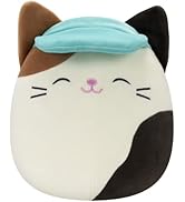 Squishmallows SQCR2394 Şapkalı Kam Kedi 19 cm Resmi Kelly Oyuncakları Peluş Süper Yumuşak Sevimli Oyuncak