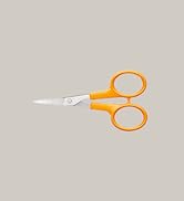 Fiskars manikür makası, kavisli, makas uzunluğu: 10 cm, kaliteli çelik/plastik, klasik, 1000813