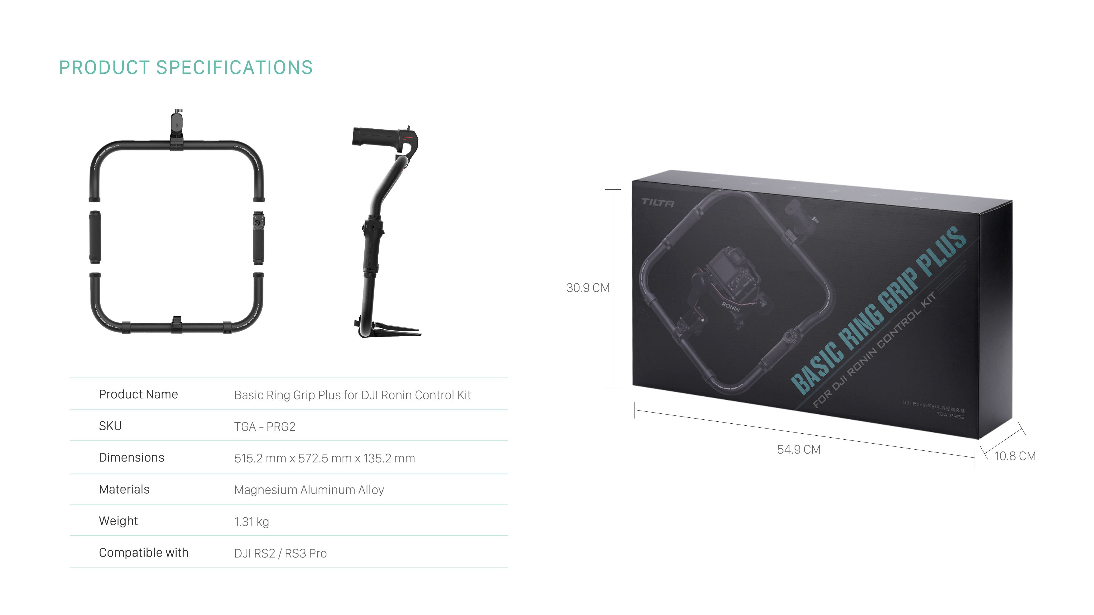DJI Ronin için Temel Ring Grip Plus