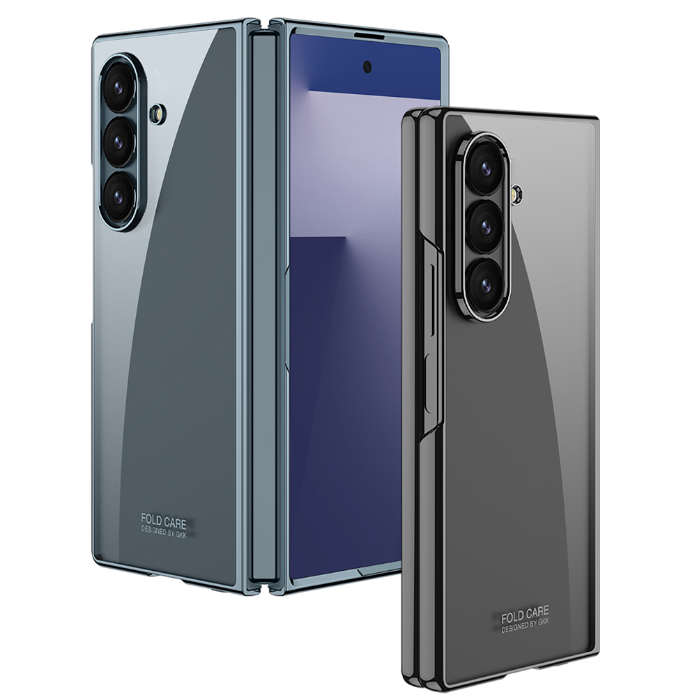 Galaxy Z Fold 7 Kılıf Zore Full Camlı Kıpta Kapak - 7