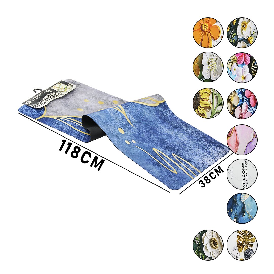 3D Renkli Desenli D.Gen Banyo Paspası