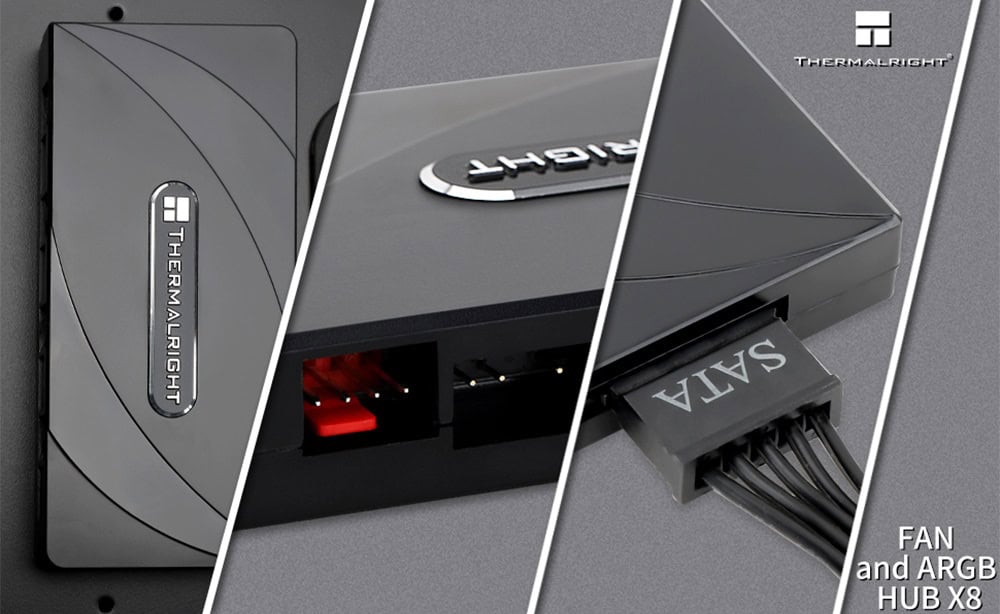Thermalright Fan And Argb Hub X8 4 Pinli Rgb Fan Çoklayıcı H2