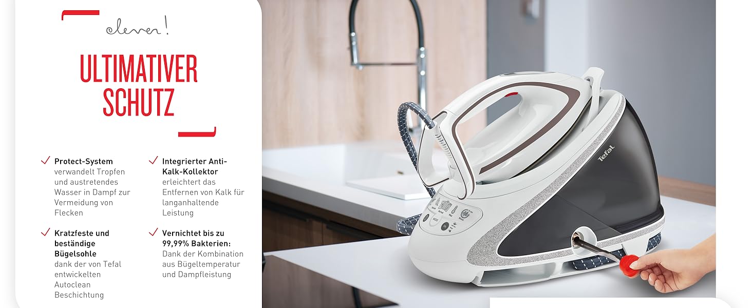 Tefal GV9567 Pro Express Ultimate Dampfbügelstation