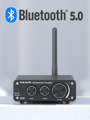 Bluetooth 5.0 Amplifikatör Stereo Ses Alıcı 2 Kanal Sınıfı D Mini Hi-Fi Entegre