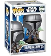 Funko POP! Yıldız Savaşları: The Mandalorian and Grogu - The Mandalorian with Grogu - Vinil Figür...