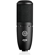 AKG P120 Yüksek Performanslı Genel Amaçlı Kayıt Mikrofonu, Stüdyo Kalitesi, Büyük Diyafram,...