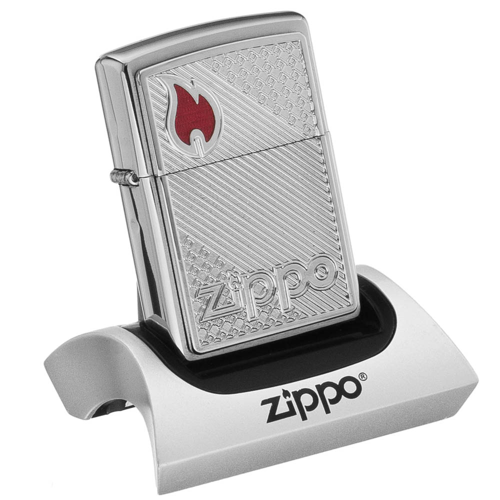 Zippo 48126 Zippo Tiles Emblem zapalniczka zippo - Zapalniczki zippo od TOP-TIME.PL