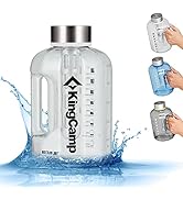 KingCamp üniseks Tritan BPA içermeyen su şişesi, spor, fitness ve antrenman için.
