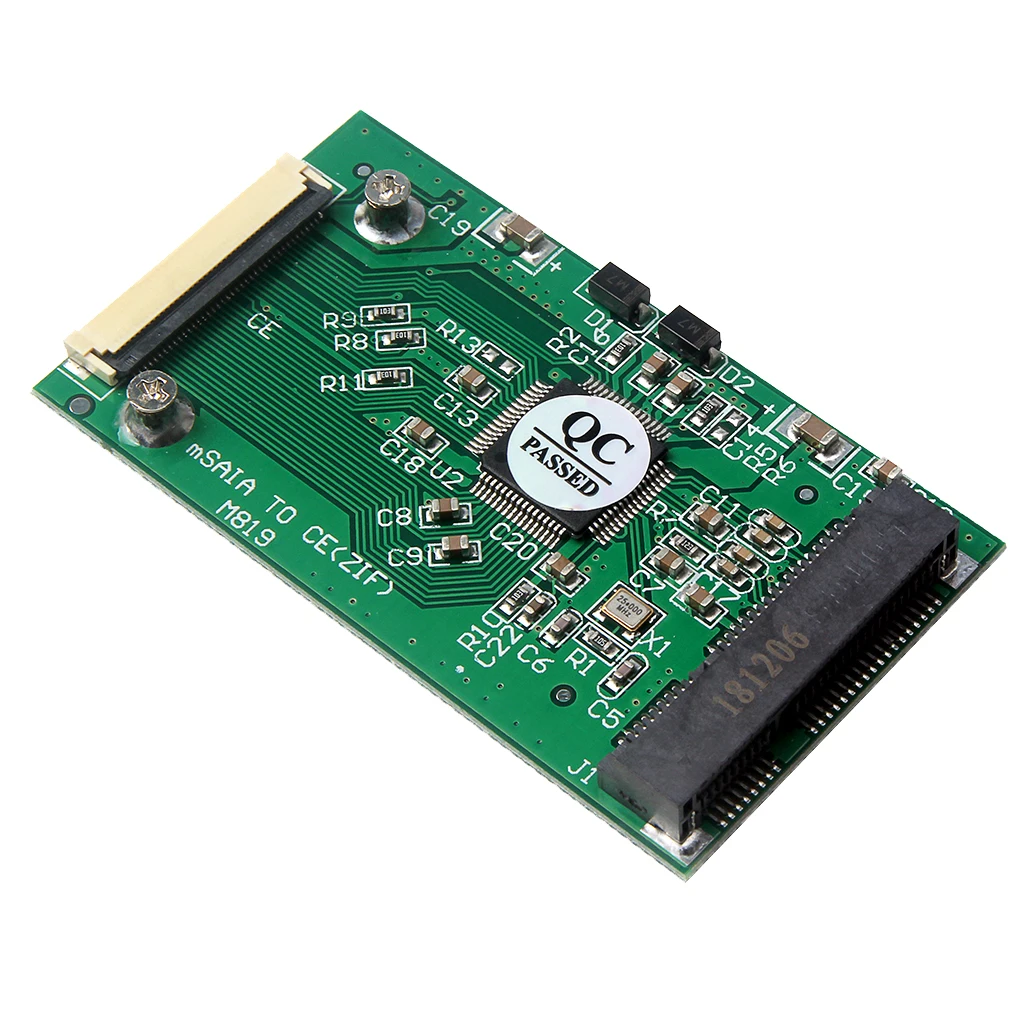 MSATA Mini PCI-E SATA SSD TO ZIF CE 1.8 ''40 Pin ZIF CE Adapter Card