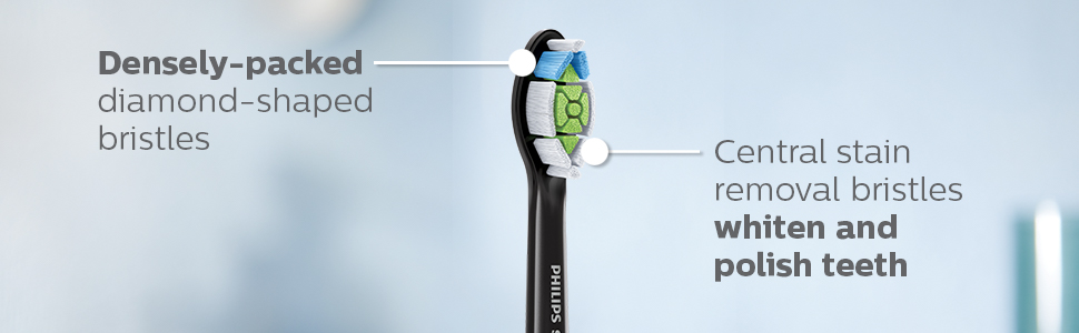 philips sonicare elmas temiz siyah fırça başlıkları