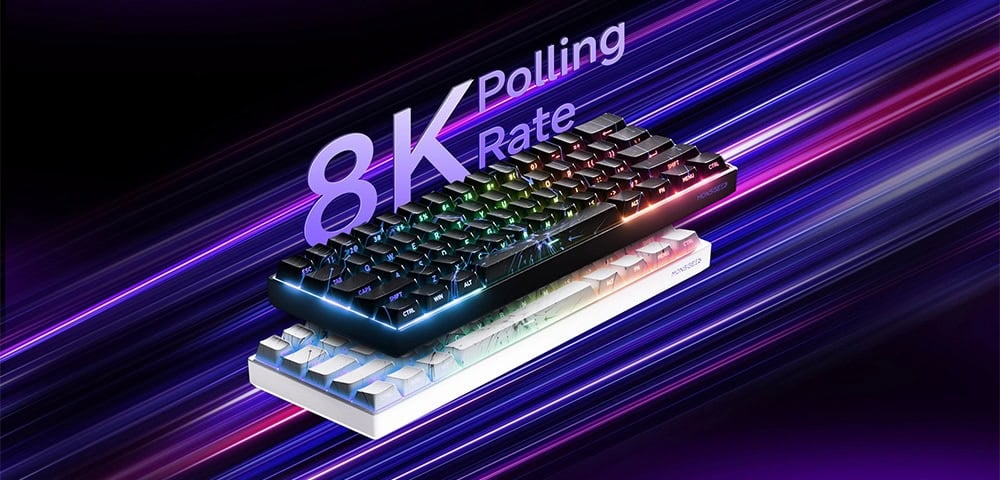 Akko Monsgeek Fun60 Max Shine Through Black Gaming Klavye H1