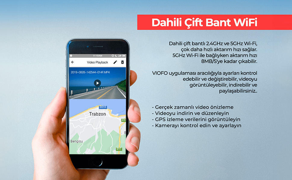 A129 Duo Pro,Viofo,A129 Pro, araç kamerası