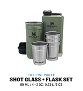 Stanley Adventure Preparty Bardaklar de Chupito + Fipata Set - Paslanmaz Çelik BPA içermez - Fipata de ...