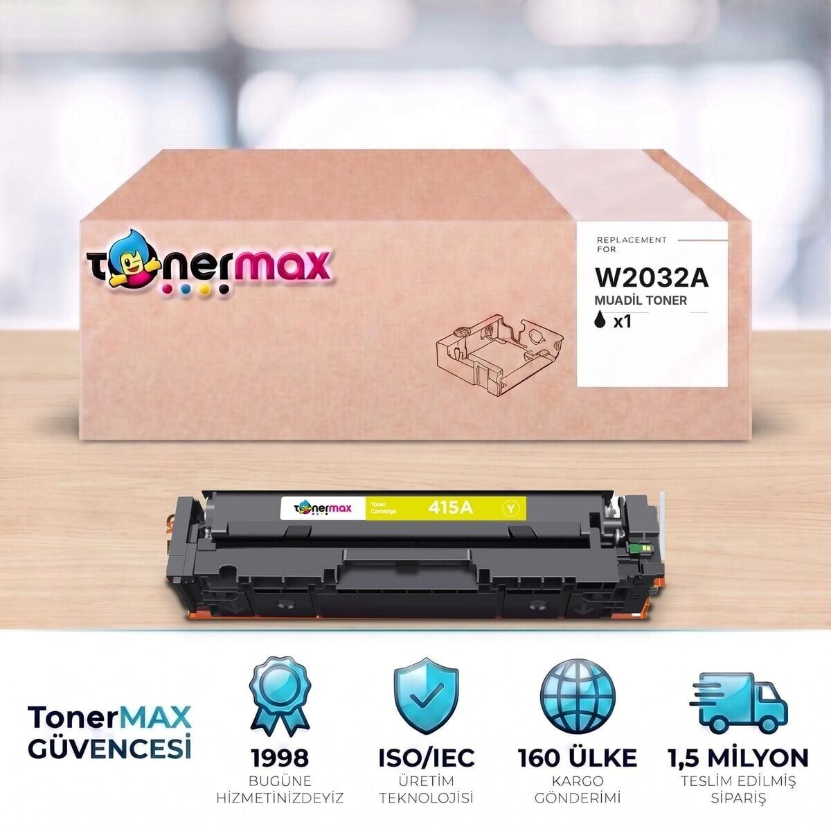 W2032A Sarı Muadil Toner