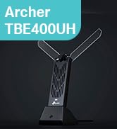TP-Link Archer TBE400UH - Wi-Fi 7 Yüksek Çekim Güçlü Wi-Fi USB Adaptör, BE6500 Mbps, Tri-Band, US...
