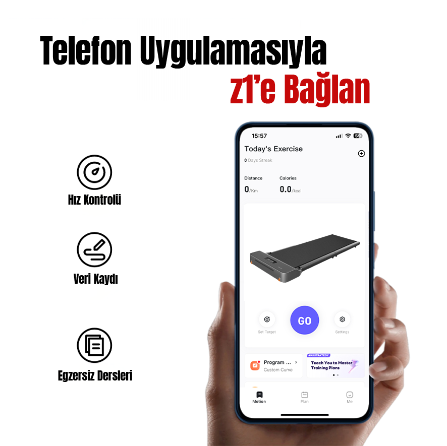 Uygulama veya Kumanda ile Kontrol