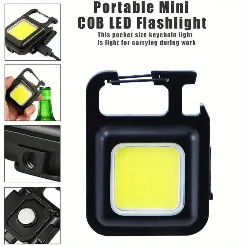 Anahtarlıklı COB LED fener - ön görünüm