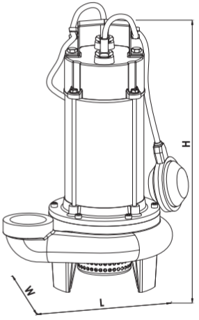 sdf18-2 foseptik dalgıç pompa