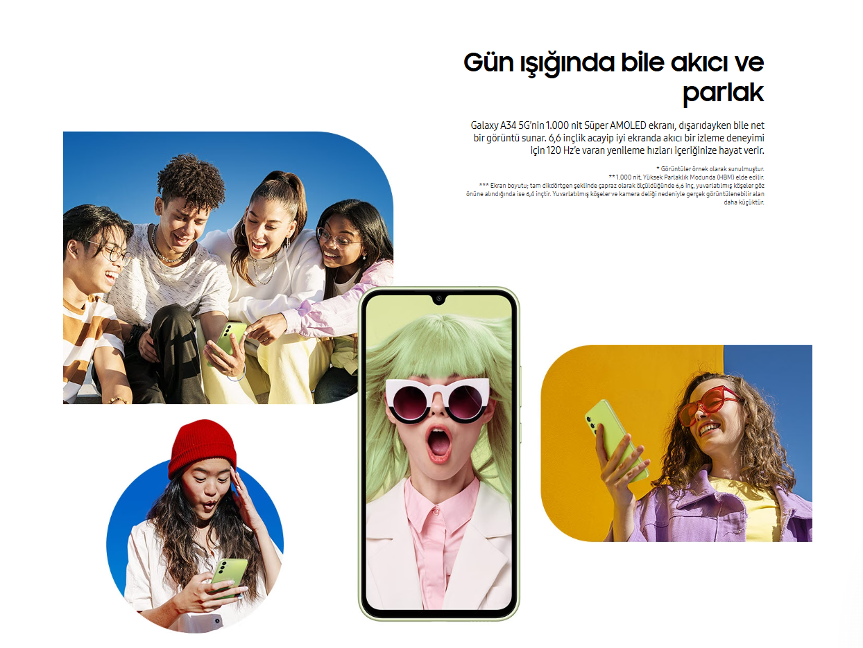 Samsung Galaxy A34 Kamera