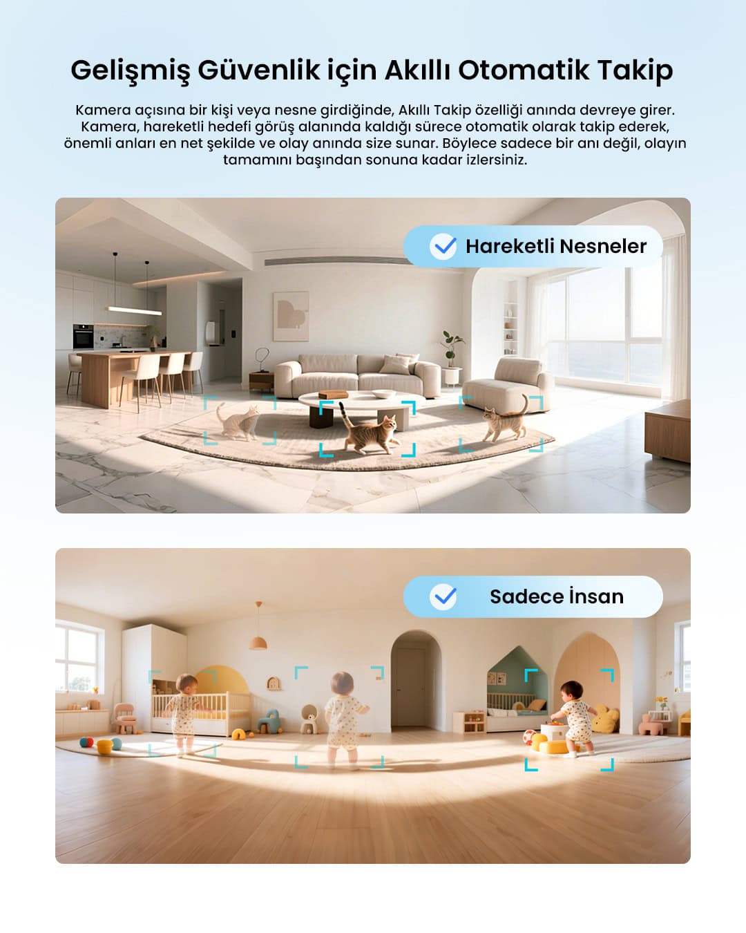 SONOFF CAM Pan-Tilt 2 Akıllı Kamera 360° Derece Hareketli