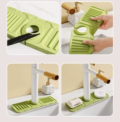 ANKAVERSE® Mutfak Banyo Lavabo Kenarı Silikon Mat Detay