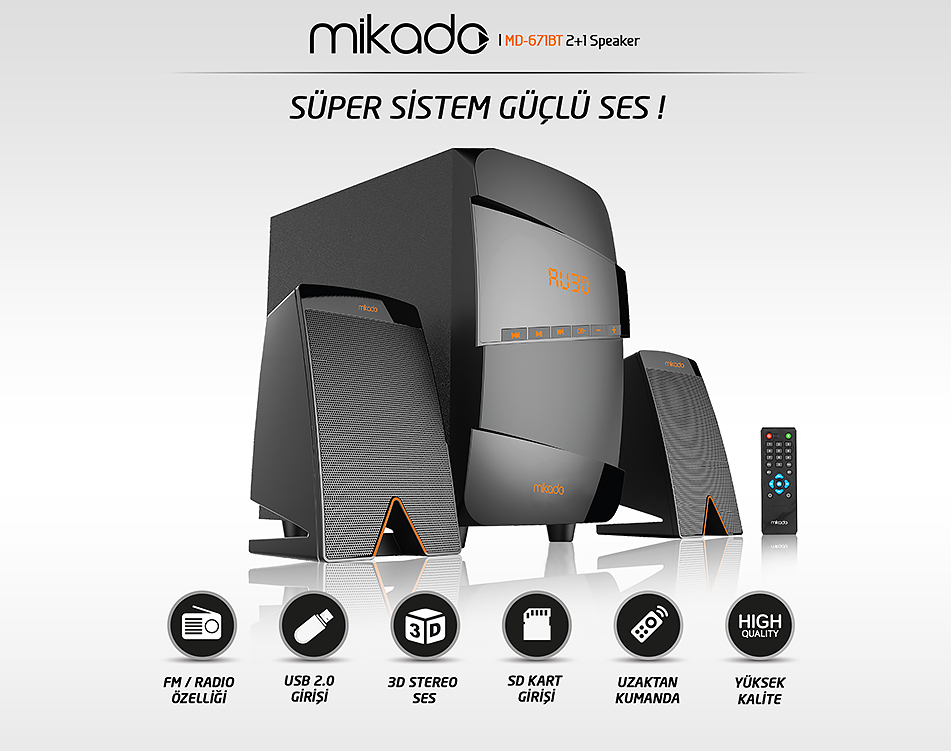 Mikado MD-671BT Bluetooth Speaker