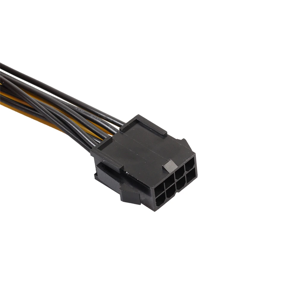 8 Pin Female to Dual 2x 8 Pin (6+2) Female PCI Express Power Adapter Cable for Graphics Video Card 30cm
