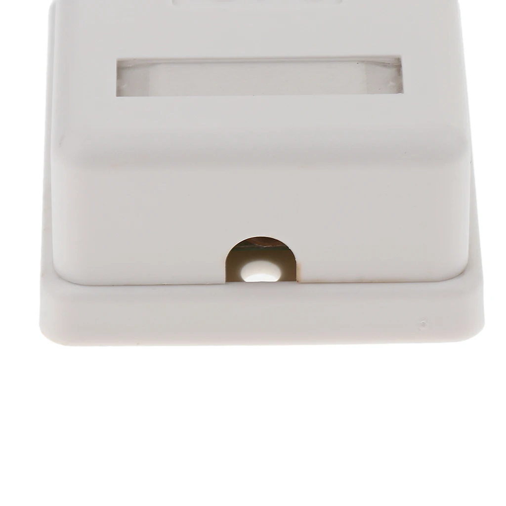 2 Sk.Single Port Cat5e Sur-Mount Box 1x RJ45 Ethernet Port Cat5e RJ45 Network / Internet Cable Wall Mount Junction Box